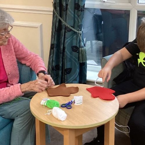 Sewing Bee at the Retirement Village